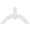 Ekena Millwork Archdale Architectural Grade PVC Gable Bracket, 48"W x 28"H x 2"D x 6"F, 14/12 Pitch GBP048X28X0206ARC00 - alternate 5